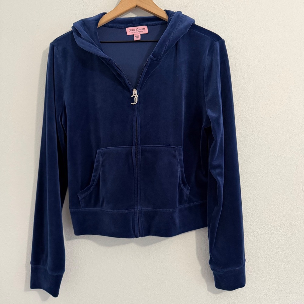 Vintage Y2K - Juicy Couture - Full Zip‎ Velour Hoodie